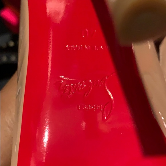 Christian Louboutine Nude 120 Slingback Pumps - Picture 14 of 16